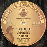 JOSEPH LABELLIA / Hot Like Fire / See Dem A Come (King Earthquake, KE10-11, 10inch)