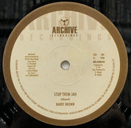 BARRY BROWN / Stop Them Jah (Archive, AR-620610, 10inch)