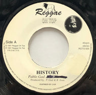 PABLO GAD / History (Reggae On Top, ROTS-005, 7inch)