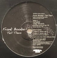 FRANK BOOKER / Tell Them (Wonderful Noise Productions, WN12016, 12inch)