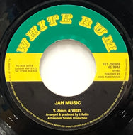 VIVIAN JONES & VIBES / Jah Music (White Rum, 101 PROOF, 7inch)