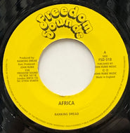 RANKING DREAD / Africa (Freedom Sounds, FSD 018, 7inch)