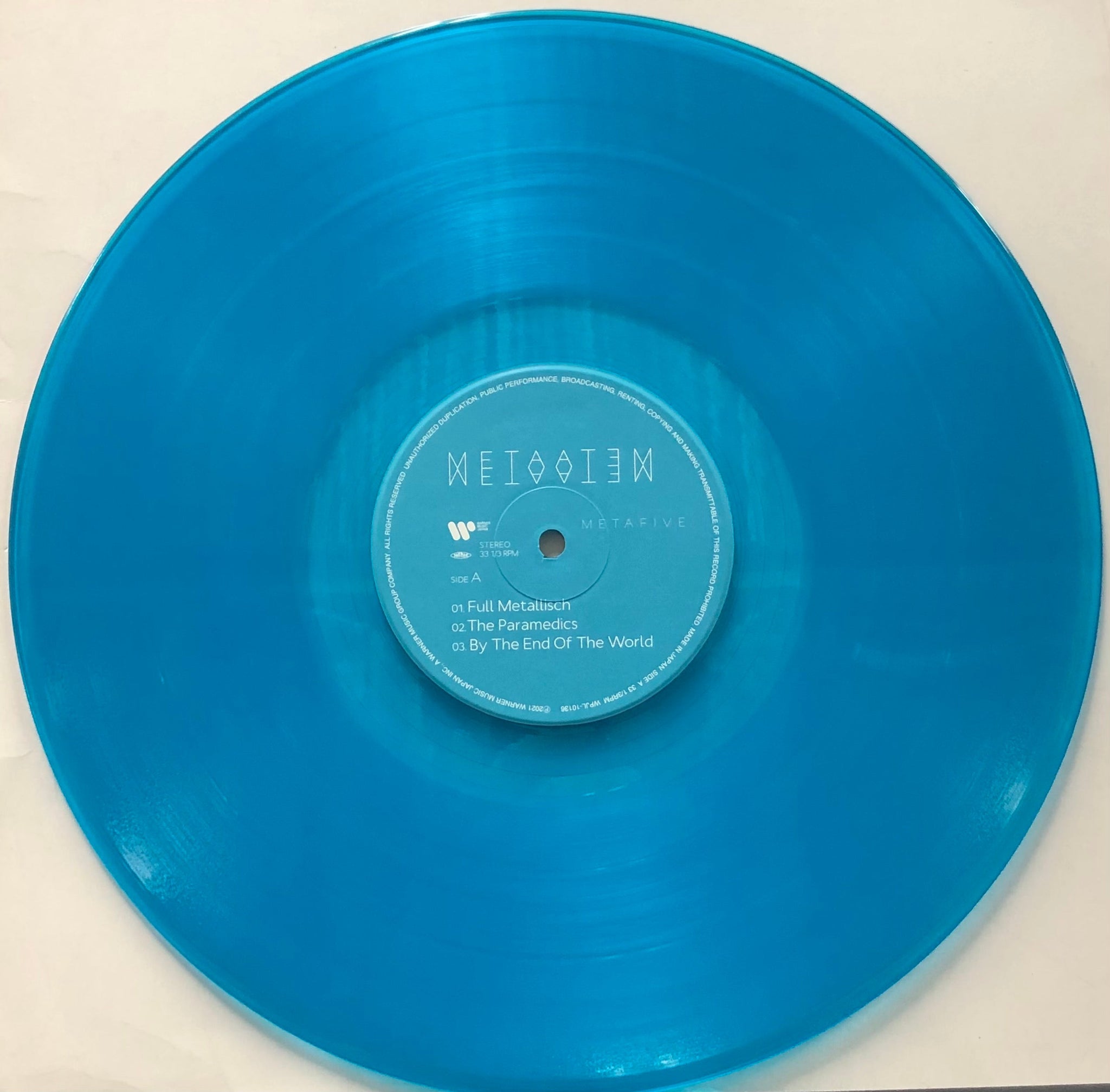 METAFIVE / Metaatem (Turquoise Clear Vinyl) (Warner, WPJL-10136/7, 2LP –  TICRO MARKET