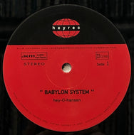 HEY-O-HANSEN / Babylon System (Hey Rec, Heyrec14, 12inch)