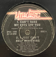 V.A. (Boys Town Gang, Loverde) / Can't Take My Eyes Off You / Die Hard Lover (Unidisc, SPEC-1250, 12inch)