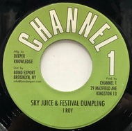 I ROY / Sky Juice & Festival Dumpling (Channel One, DKR-090, 7inch)
