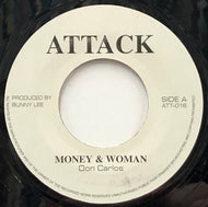 DON CARLOS - KING TUBBY / Money & Women (Attack, ATT016, 7inch)