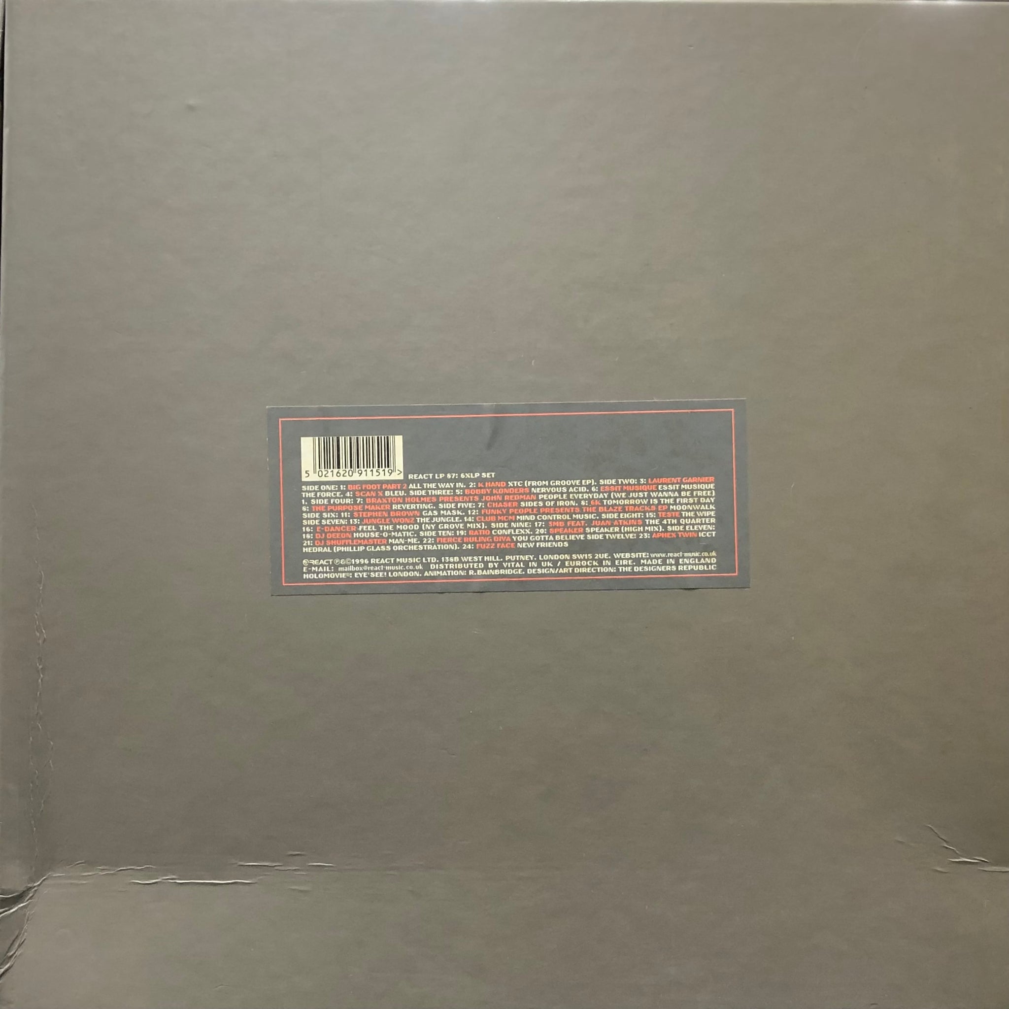 LAURENT GARNIER / Laboratoire Mix (React, REACT LP 87, 6LP 