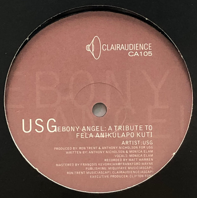 USG / Ebony Angel : A Tribute To Fela Anikulapo Kuti (Clairaudience, CA105, 12inch×2)