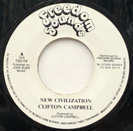 CLIFTON CAMBELL / New Civilization (Freedom Sounds, FSD 04, 7inch)