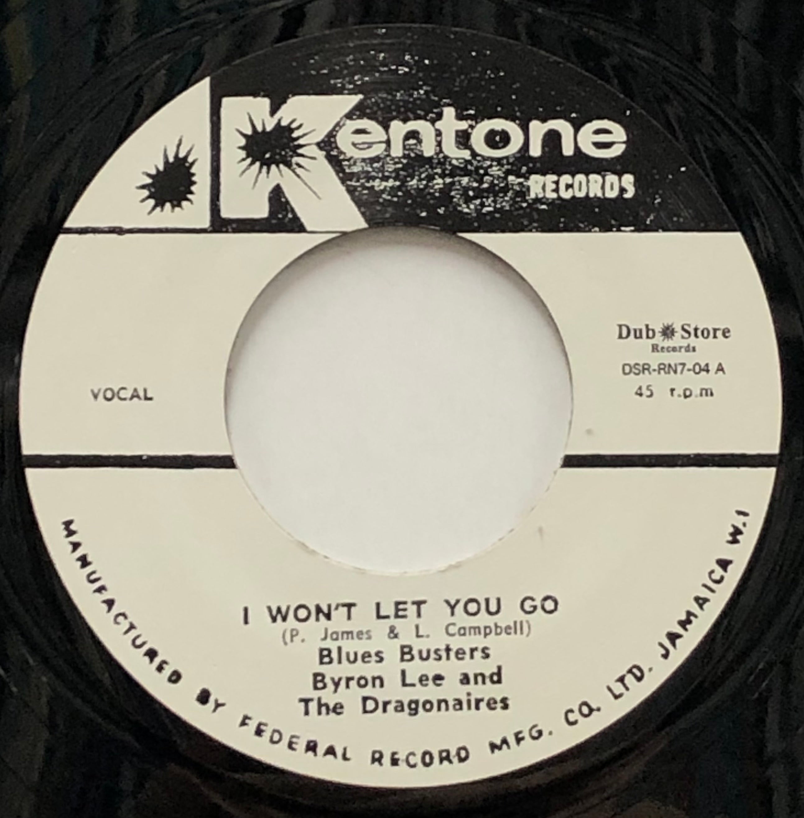BLUES BUSTERS I Won't Let You Go Love Me Forever (Kentone, 7inch) –  TICRO MARKET