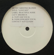 KRISTINE BLOND / Love Shy (BNOISE1X, 12inch)