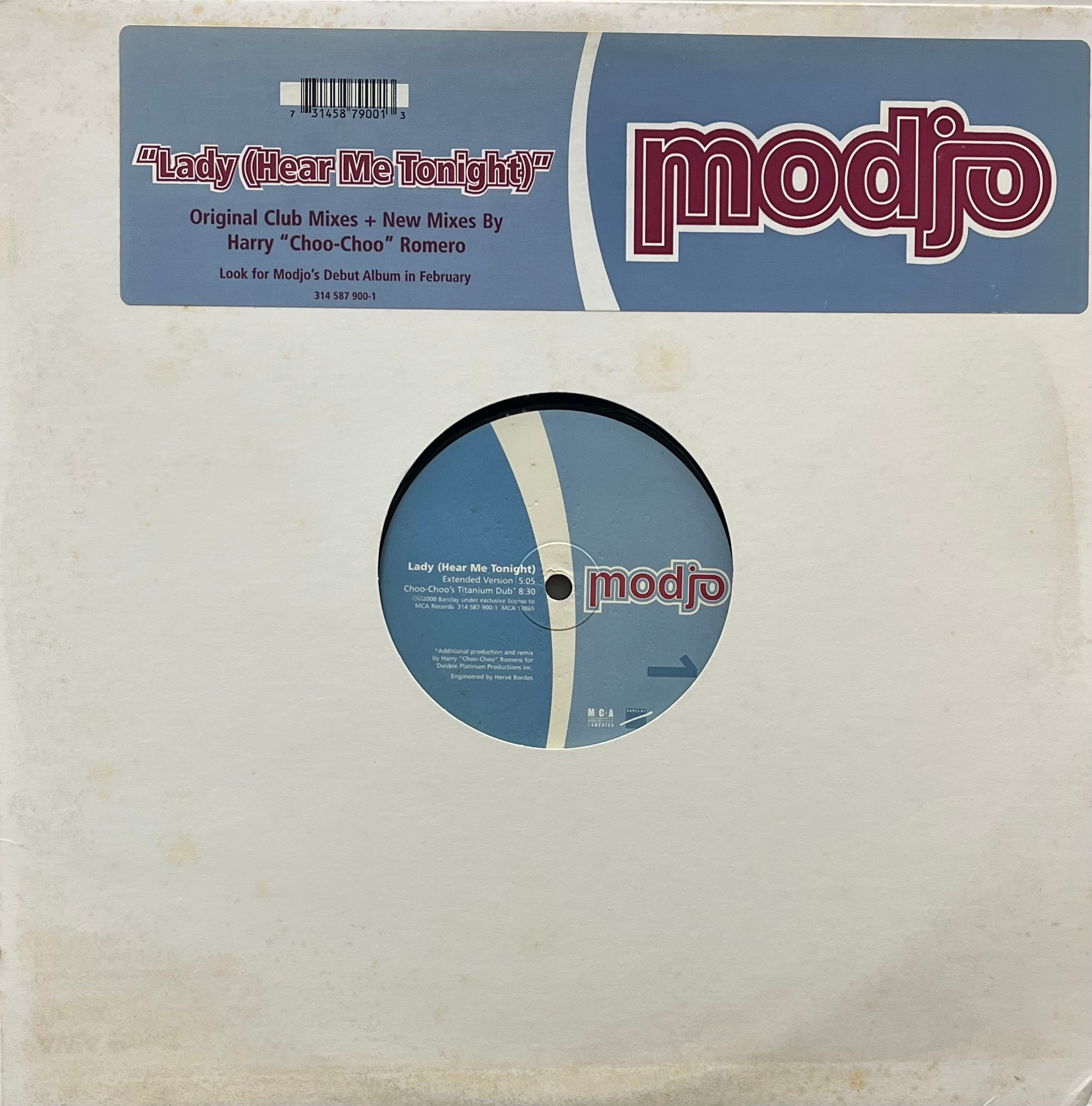 MODJO / Lady (Hear Me Tonight) (MCA, 314 587 900-1, 12inch