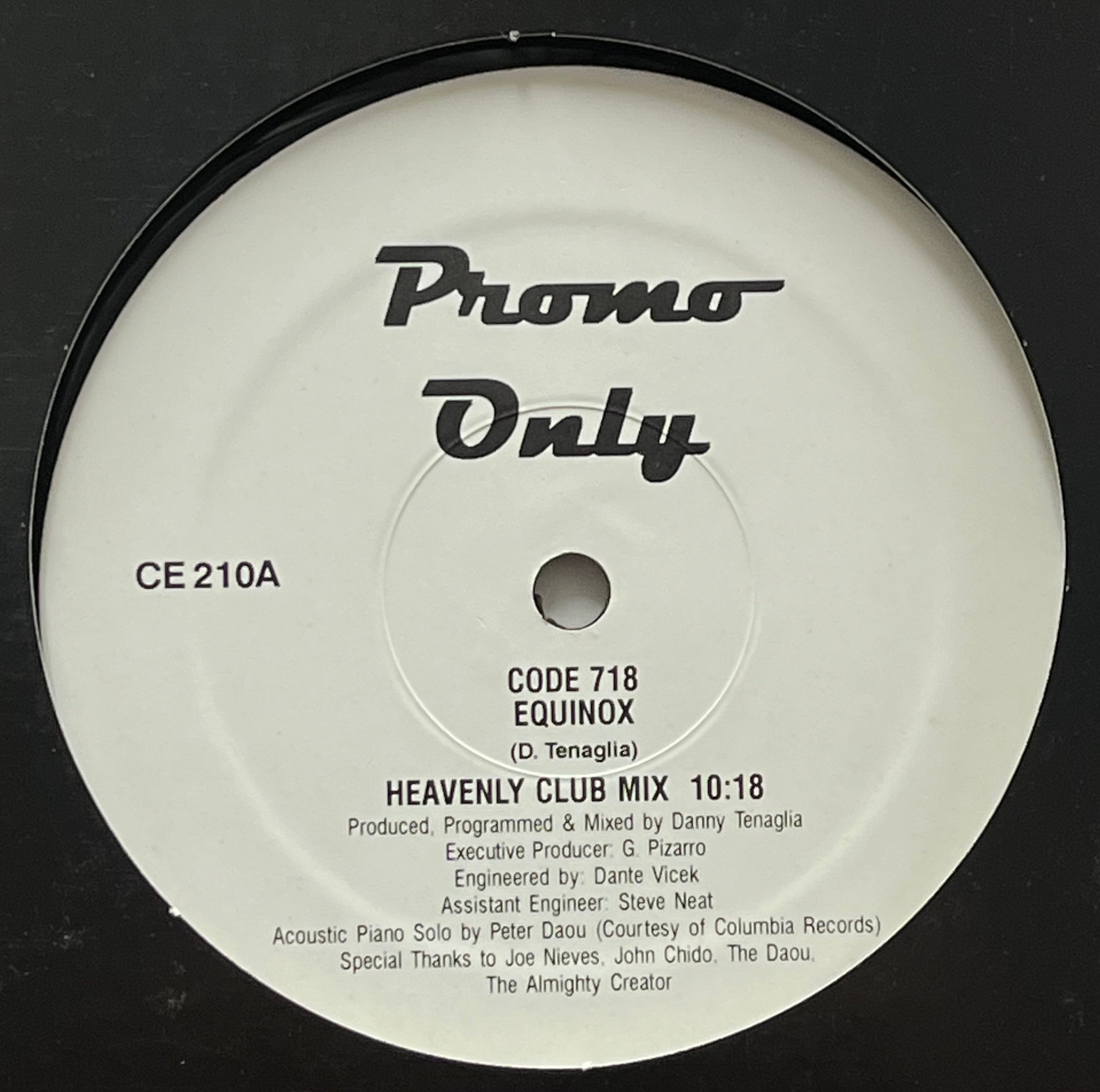 CODE 718 / Equinox (CE 210, 12inch) – TICRO MARKET