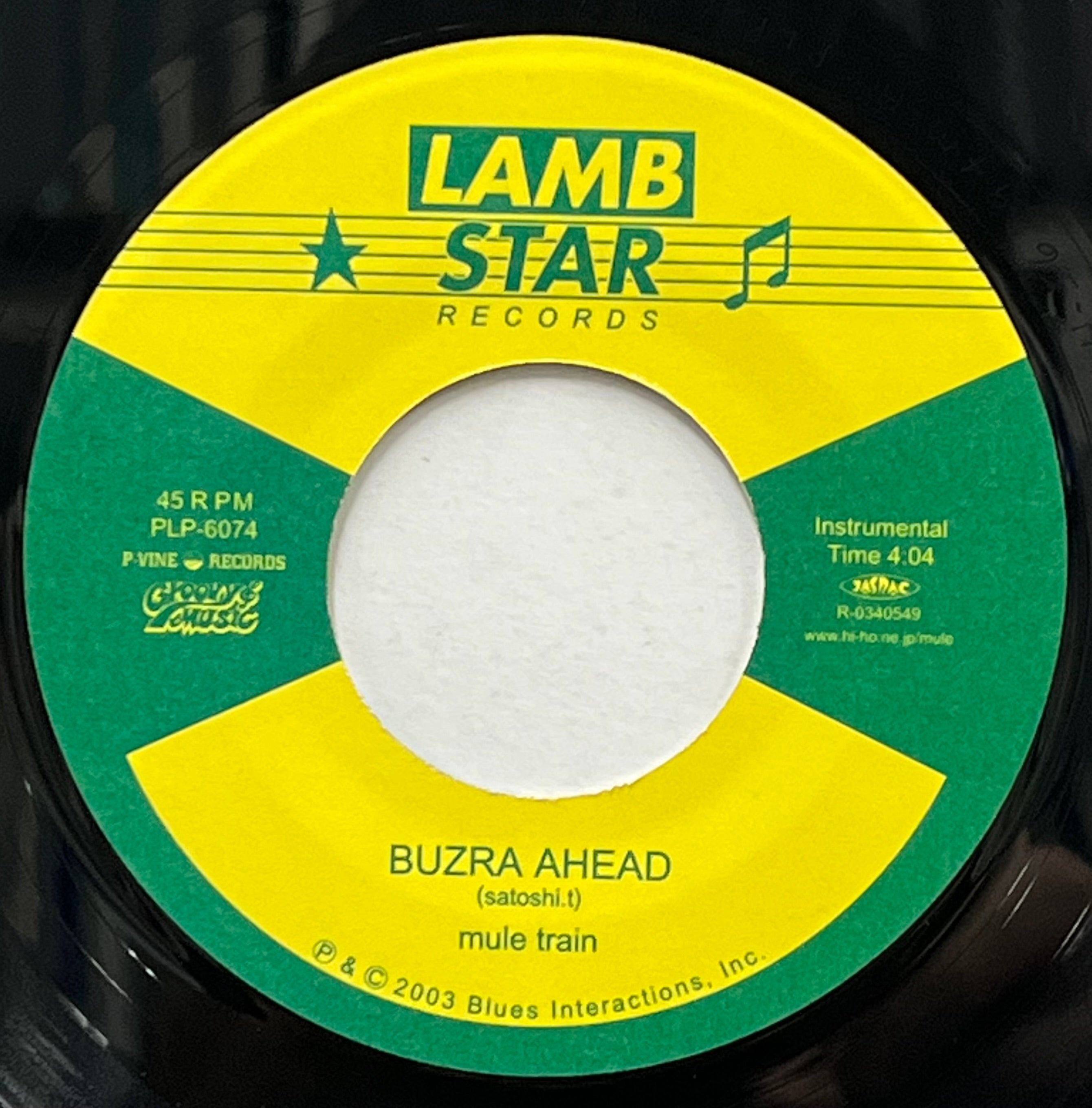 MULE TRAIN / Buzra Ahead (Lamb Star – PLP-6074, 7inch