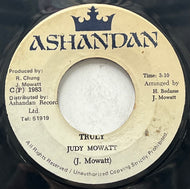 JUDY MOWATT / Truly (Ashandan, 7inch)