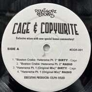 CAGE & COPYWRITE / Boston Crabs: Haterama Pt. 2 / Haterama Pt. 1 / Boston Baked Bitch (DP001, 12inch)