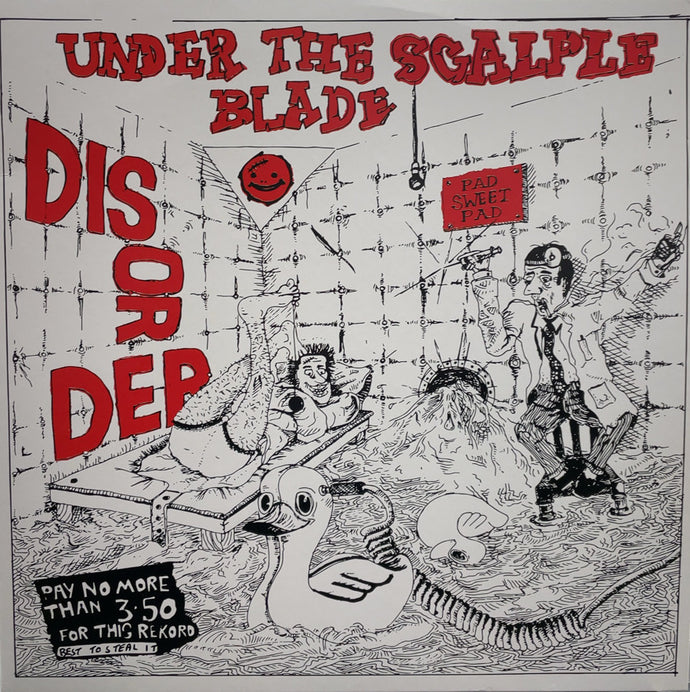 DISORDER / Under The Scalpel Blade (Color Vinyl, LP)