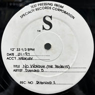 DIAMOND D / No Wonduh (The Projects) (DIAMOND 1, 12inch)
