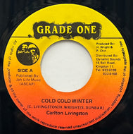 CARLTON LIVINGSTON / Cold Cold Winter (Grade One, 7inch)