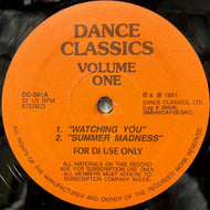 V.A. (SLAVE, KOOL & THE GANG) / Dance Classics Volume One (DC-581, 12inch)