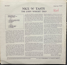 Load image into Gallery viewer, JOHN WRIGHT TRIO / Nice 'N' Tasty ( Prestige – PRLP 7197, LP)

