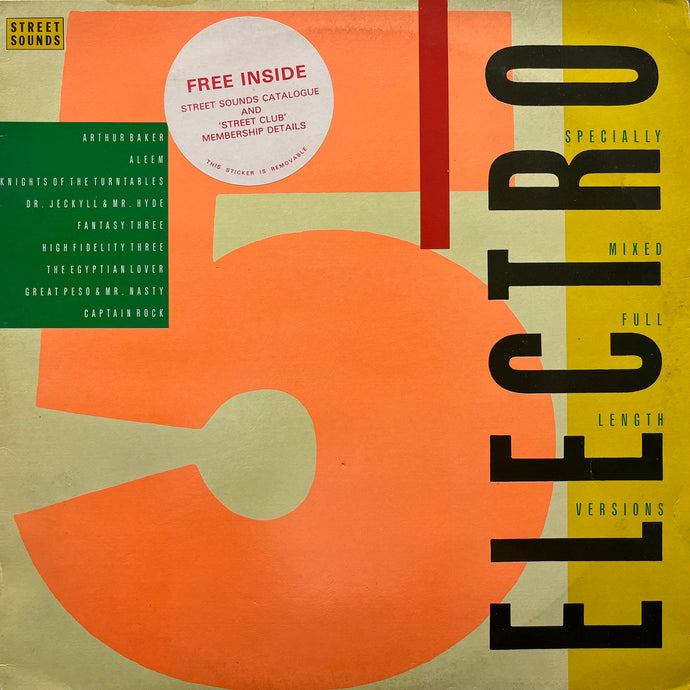 V.A. (EGYPTIAN LOVER, ARTHUR BAKER, FANTASY THREE) / Street Sounds Electro 5 (ELCST 5, LP)