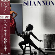 SHANNON / Love Goes All The Way (P-13428, LP) 帯付
