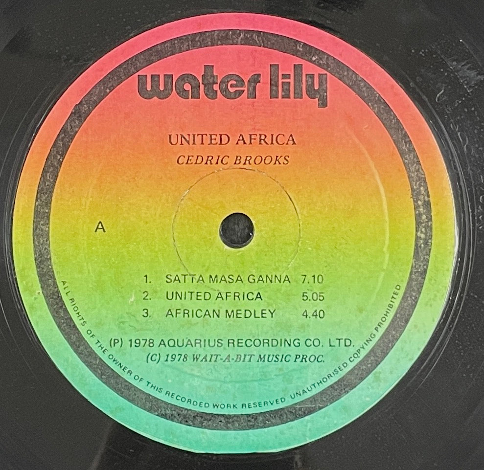 CEDRIC IM BROOKS / United Africa (Water Lily – ARCO LP 0092024-01-22) –  TICRO MARKET