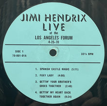 画像をギャラリービューアに読み込む, JIMI HENDRIX / Live At The Los Angeles Forum 4-25-70 (Rubber Dubber – 70-001, 2LP)

