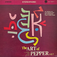 ART PEPPER / The Art Of Pepper Vol. 1 (Overseas, ULS-1533-V, LP)