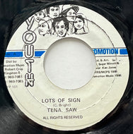 TENOR SAW / Lots Of Sign (Youth Promotion, 7inch)