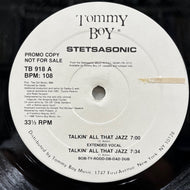 STETSASONIC / Talkin' All That Jazz (TB 918, 12inch) promo