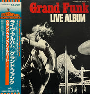 GRAND FUNK / Live Album (Capitol, ECS-40074~75, 2LP) 帯付