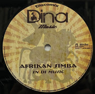 AFRIKAN SIMBA - RAS MYKHA / In Di Music / Traders (Dina Music, Din004, 12inch)