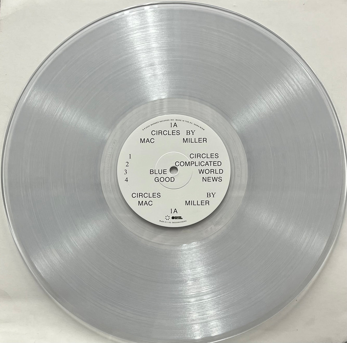 MAC MILLER / Circles (inc.Good News) Clear Vinyl, 2LP – TICRO MARKET