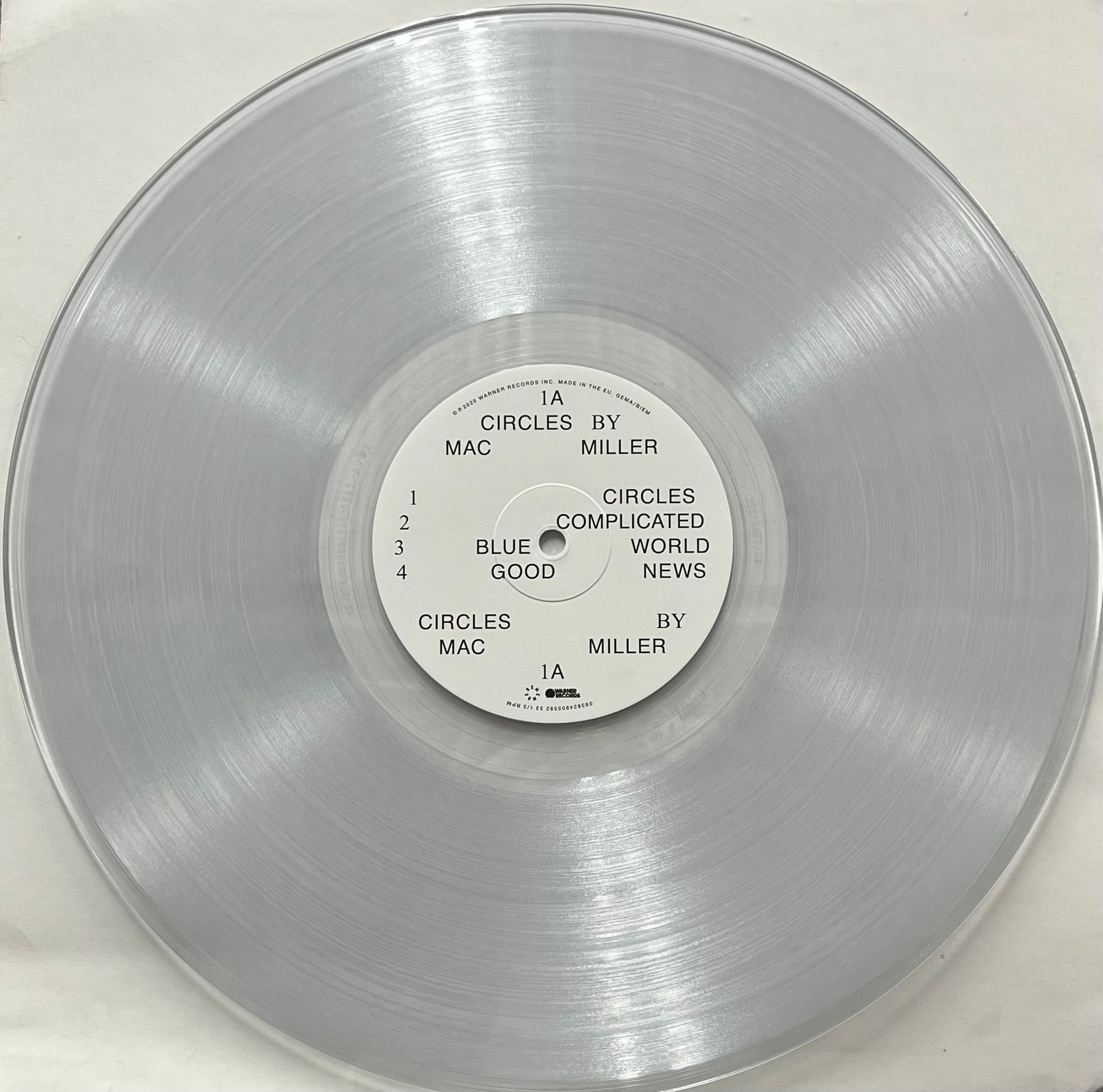 MAC MILLER / Circles (inc.Good News) Clear Vinyl, 2LP – TICRO MARKET