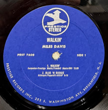 画像をギャラリービューアに読み込む, MILES DAVIS ALL STARS / Walkin' (Prestige – PRST 7608, LP )
