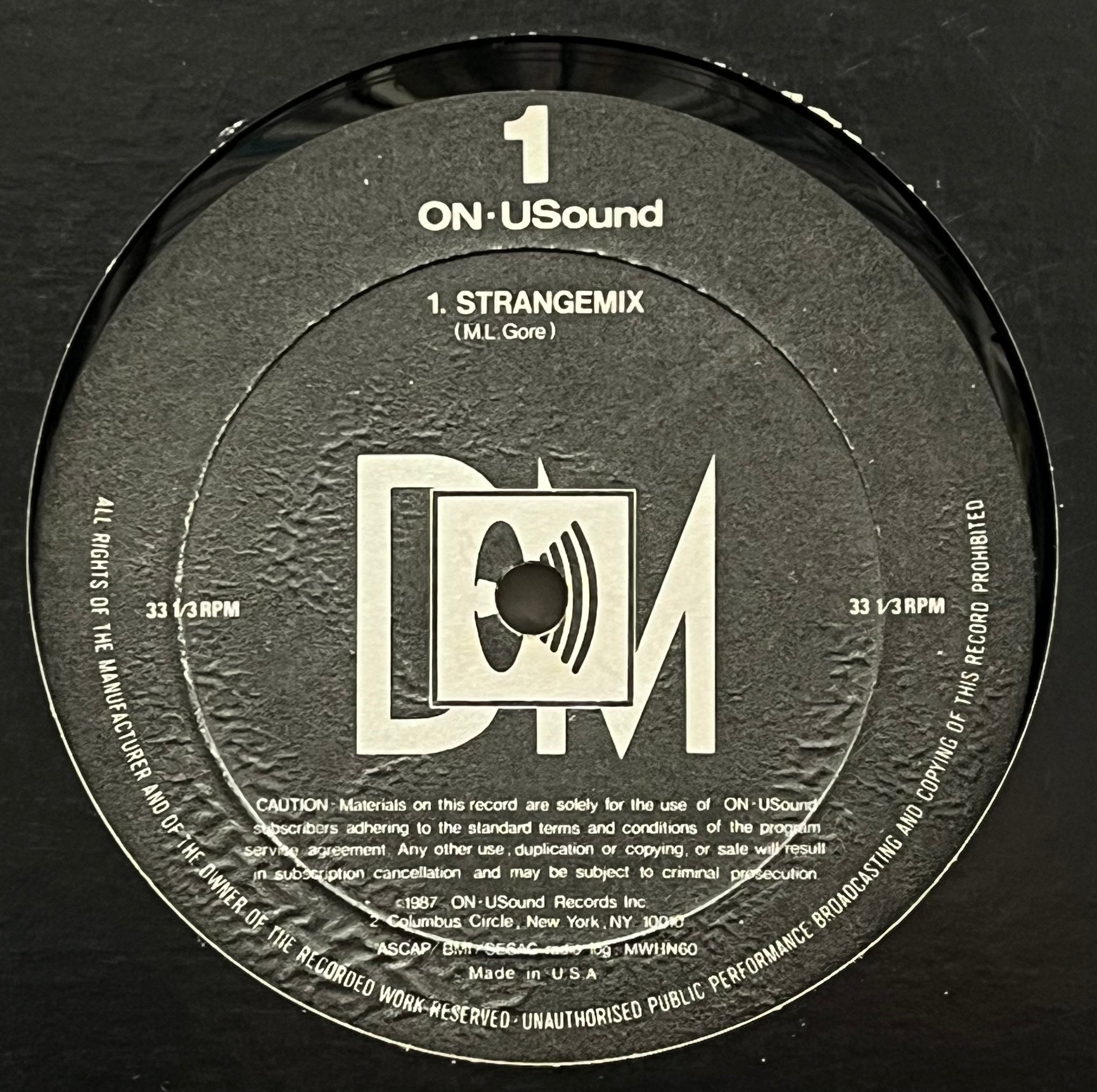 DEPECHE MODE / Strangemix (ON-USound – DPM-01, 12inch) – TICRO MARKET