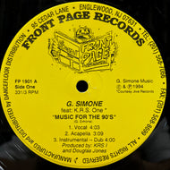 G. SIMONE / Music For The 90's (FP1901, 12inch)