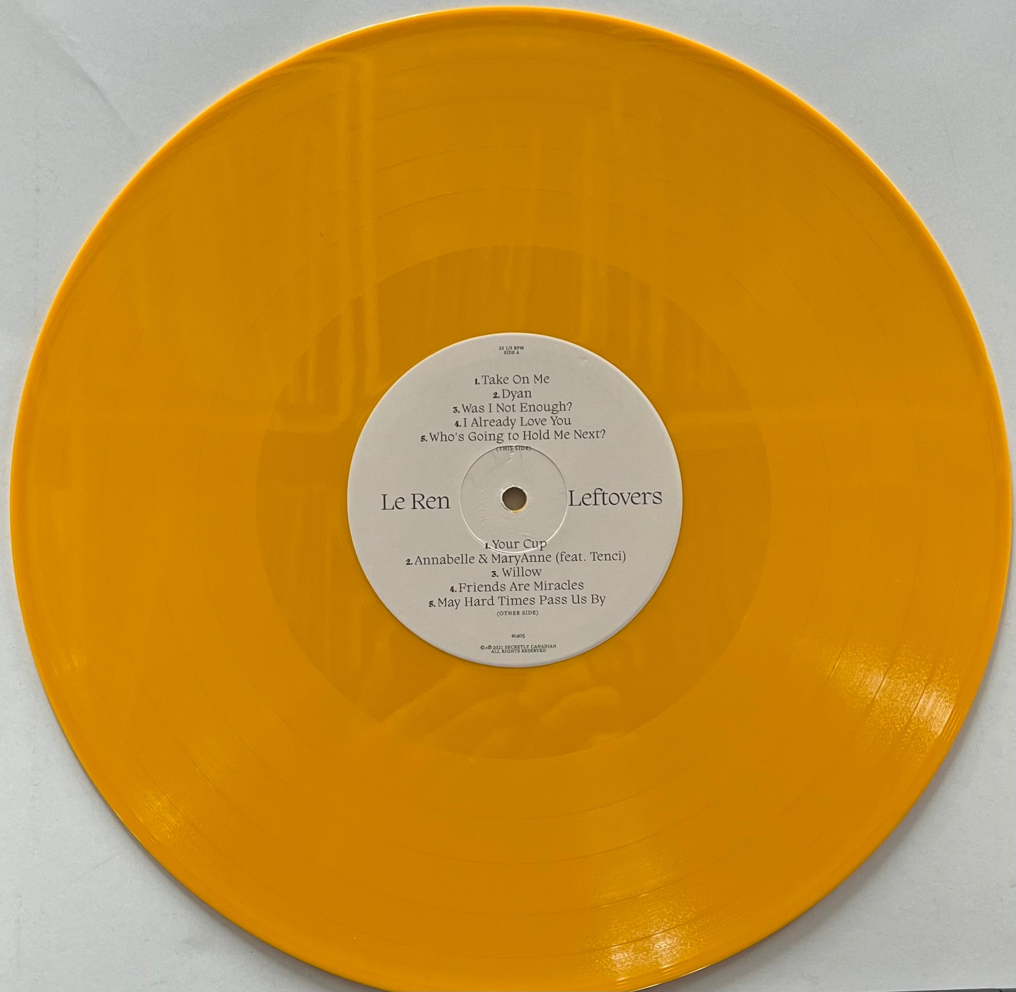 LE REN / Leftovers (Secretly Canadian – SC405LP-C1, LP) Opaque