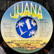 CONTROLLERS / Love's In Need Of Love Today / Fill Your Life With Love  (3421, 7inch)