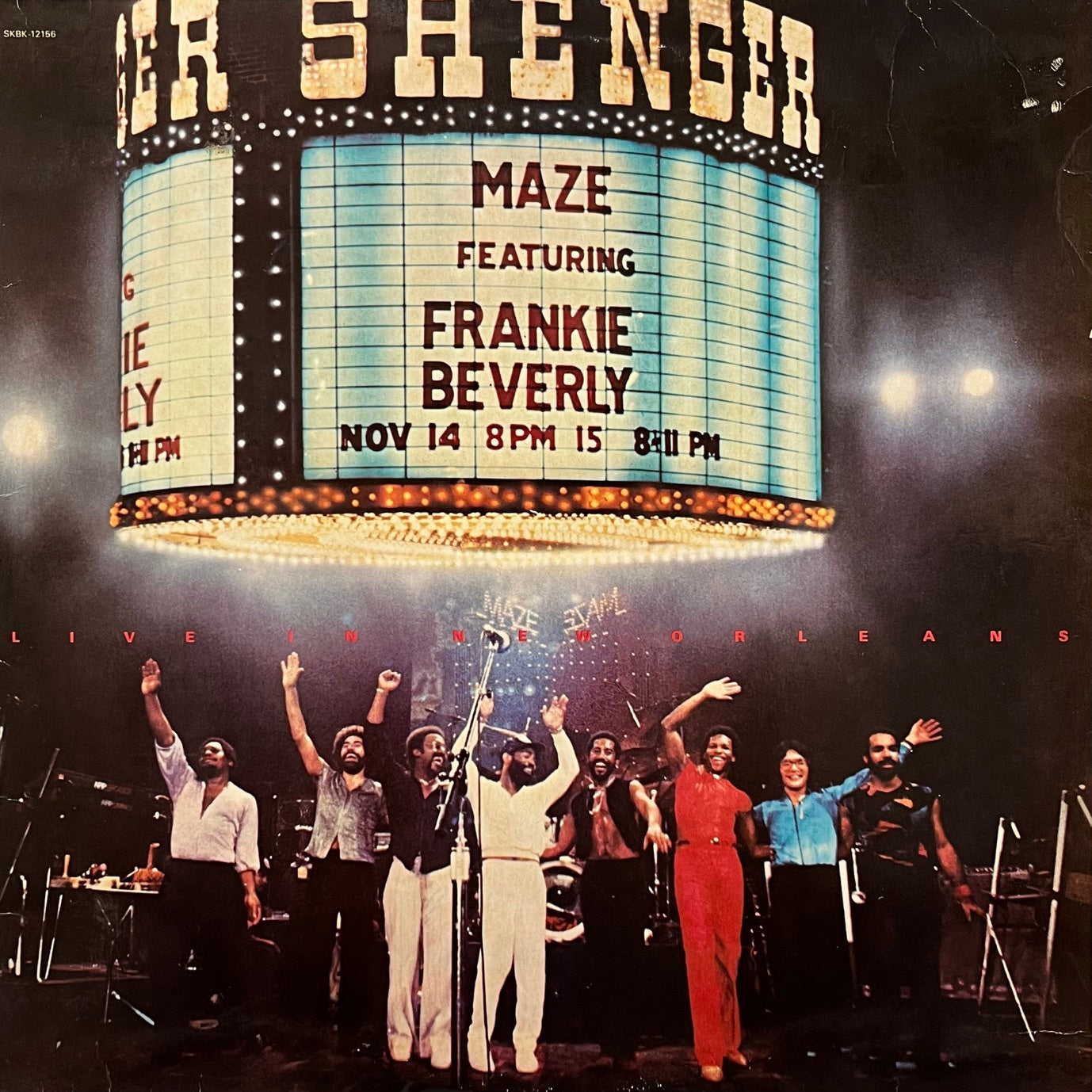 MAZE feat. FRANKIE BEVERLY / Live In New Orleans (SKBK-12156, 2LP