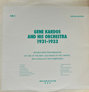 GENE KARDOS / Gene Kardos and His Orchestra 1931-1933 (Old Masters – TOM-21, LP)