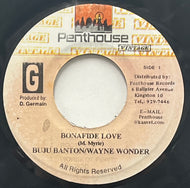 BUJU BANTON - WAYNE WONDER / Bonafide Love (Penthouse Vintage, 7inch)