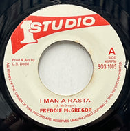 FREDDIE McGREGOR / I Man A Rasta (Studio One – SOS 1005, 7inch)