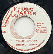 BARRINGTON LEVY / Teach The Youth (Music Master, 7inch)