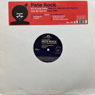PETE ROCK / It's A Love Thing / One MC One DJ (Pete Rock Remix) RR0036EP, 12inch
