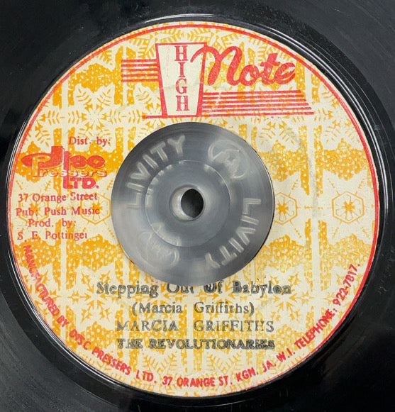 MARCIA GRIFFITHS / Stepping Out Of Babylon ( High Note – 7inch)