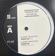 Candy Mckenzie - Sonie  / Remind Me / Reggae Sensation (FT-02, 12inch)